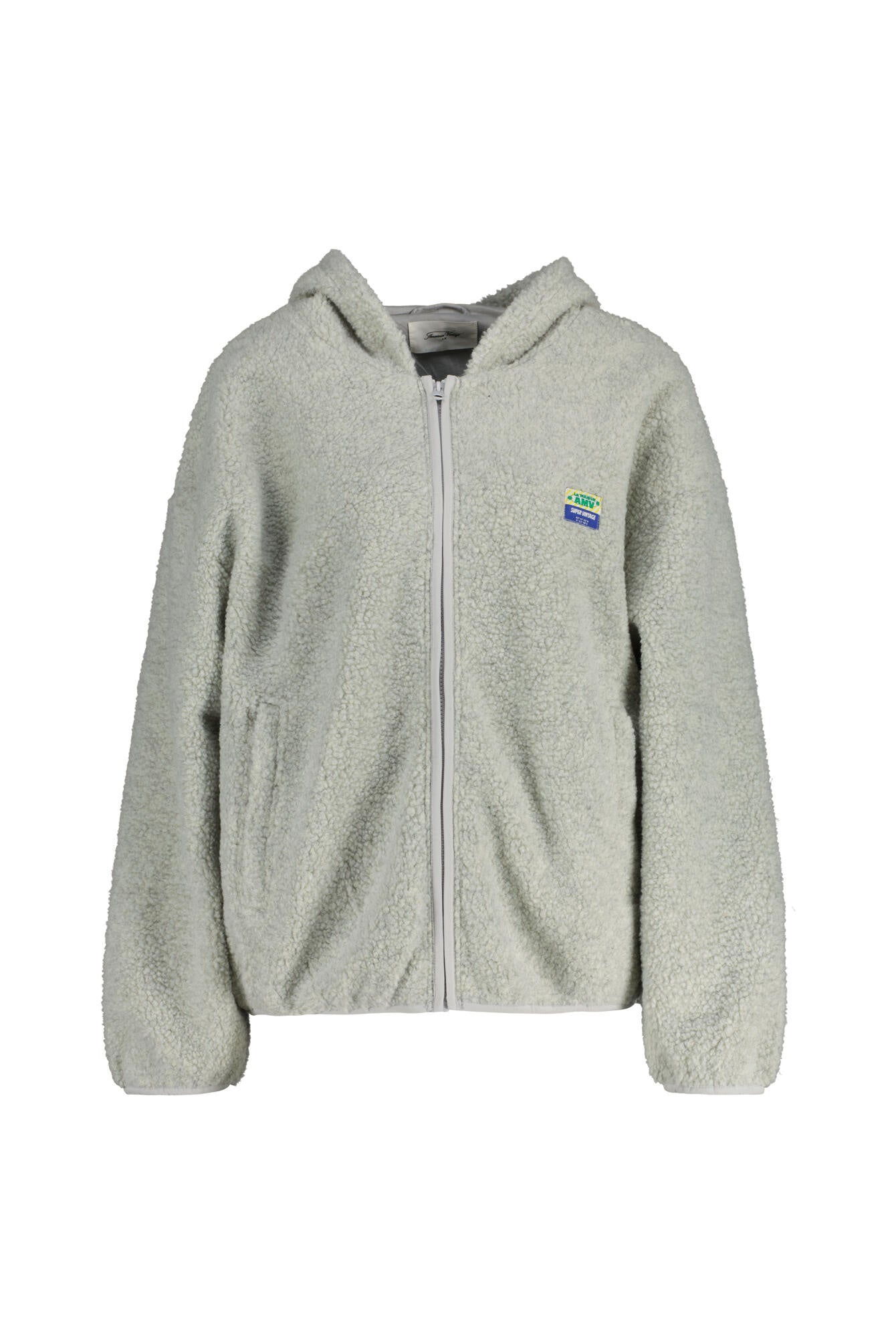 Fleecejacke mit Kapuze - Polaire Chine - Grau