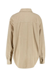 Cordovershirt aus Baumwolle - Mastic - Braun