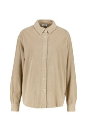 Cordovershirt aus Baumwolle - Mastic - Braun