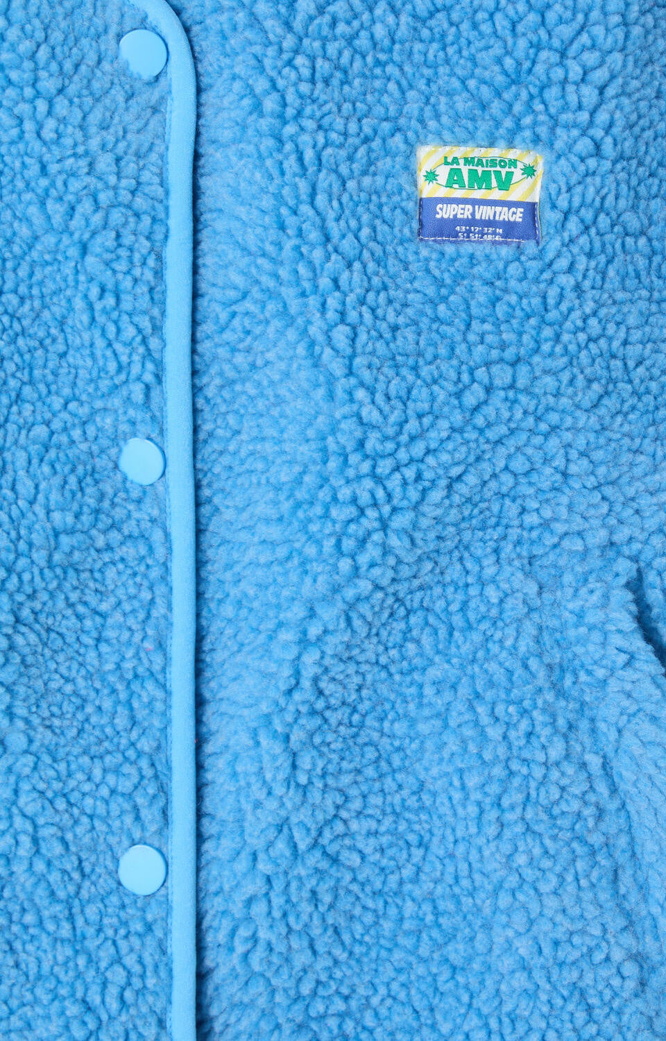 Fleeceweste mit V-Ausschnitt - Celeste - Blau