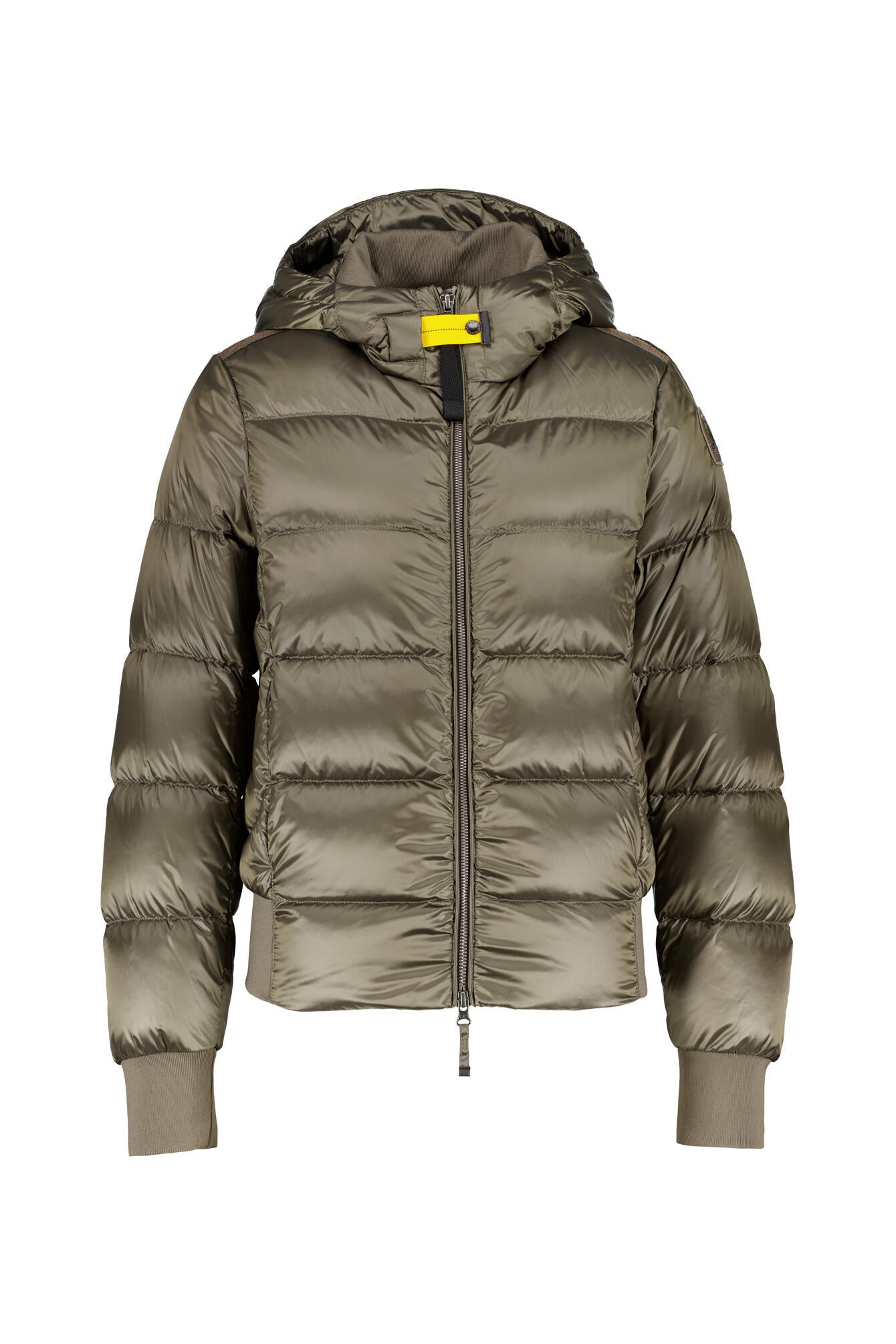 Daunenjacke MARIAH mit Kapuze - 0103 Olive Grey - Khaki