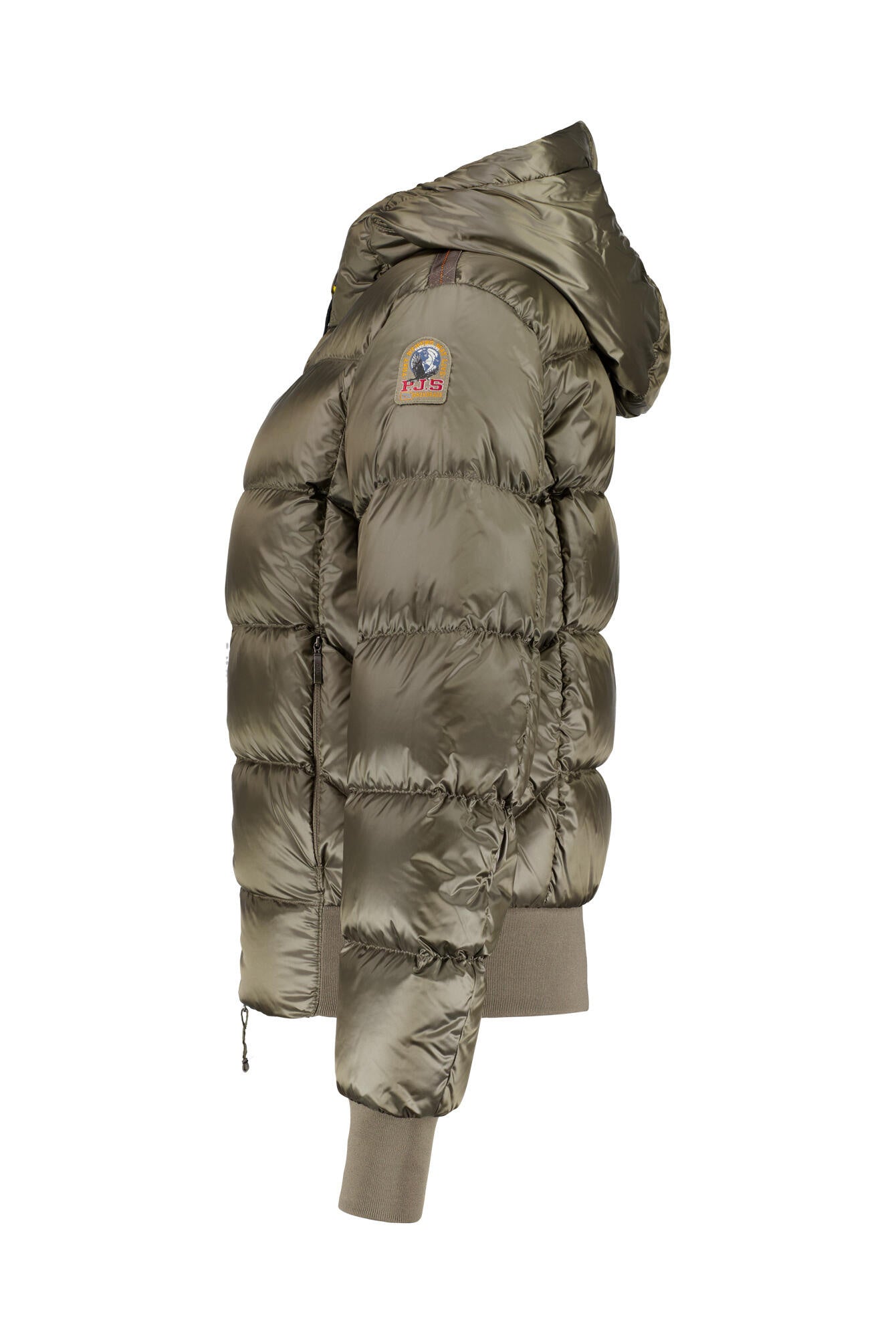 Daunenjacke MARIAH mit Kapuze - 0103 Olive Grey - Khaki