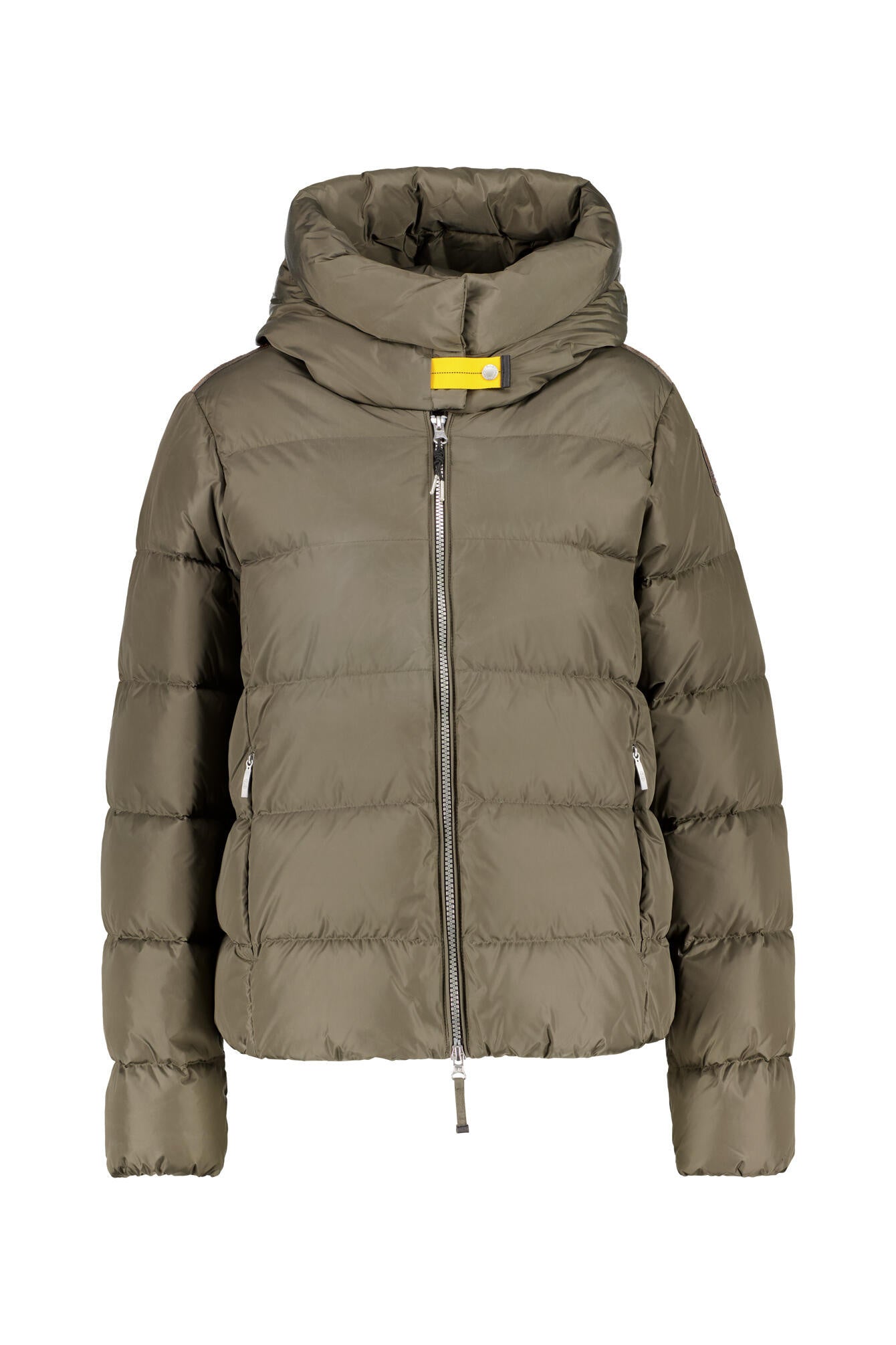 Daunenjacke JINNY mit Kapuze - 0103 Olive Grey - Khaki