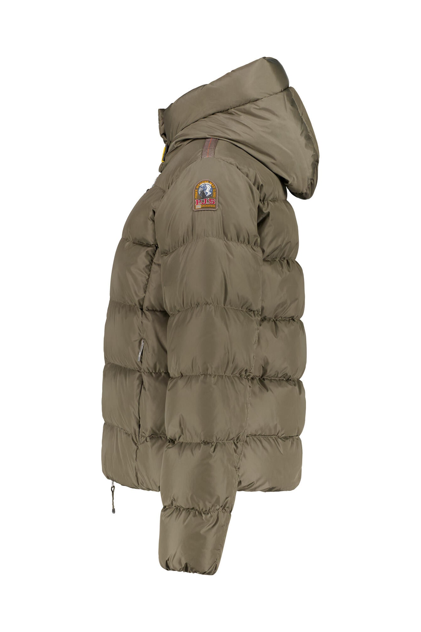 Daunenjacke JINNY mit Kapuze - 0103 Olive Grey - Khaki