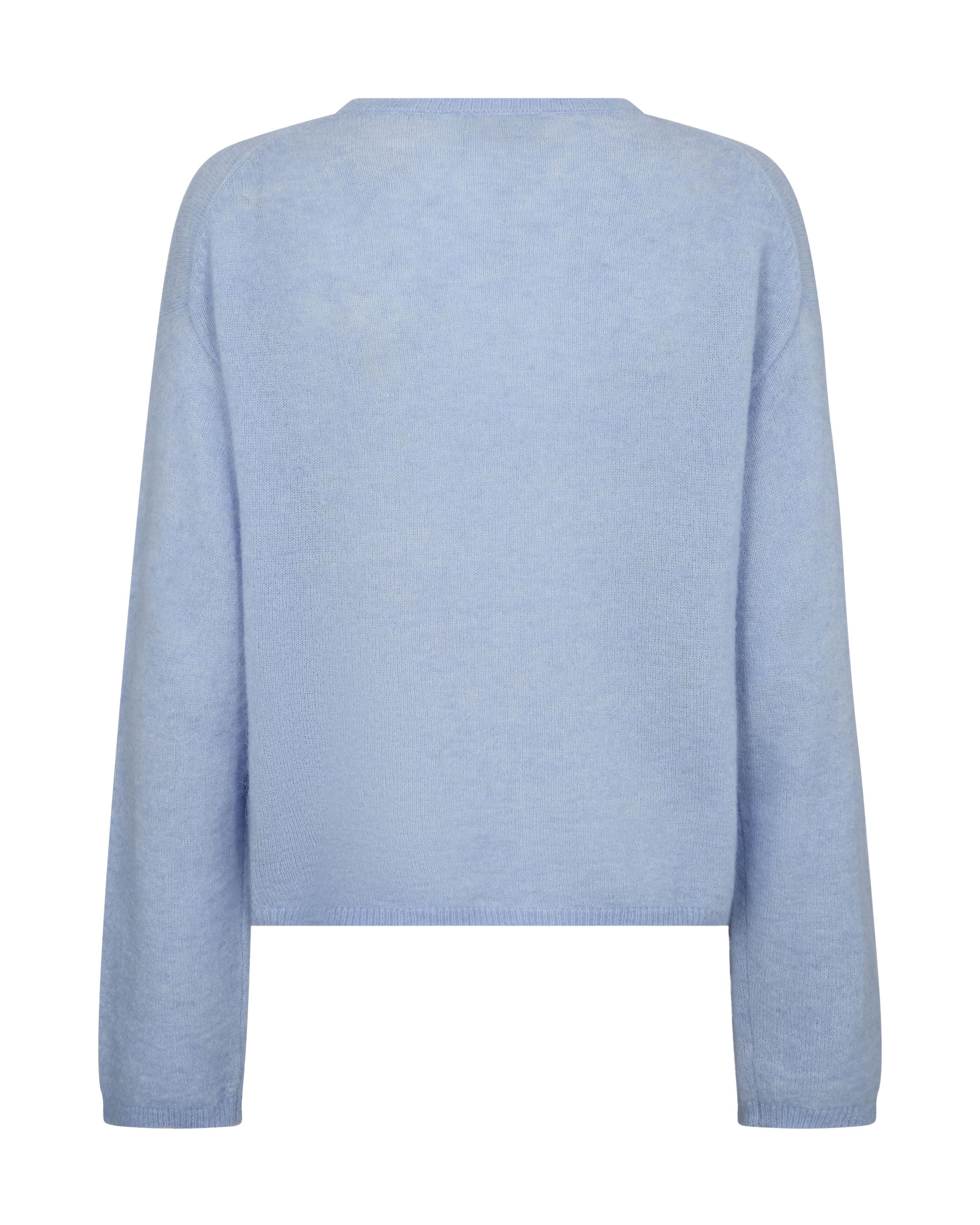 Strickpullover MAPE aus Wollmix - 835 Brunnera Blue - Blau