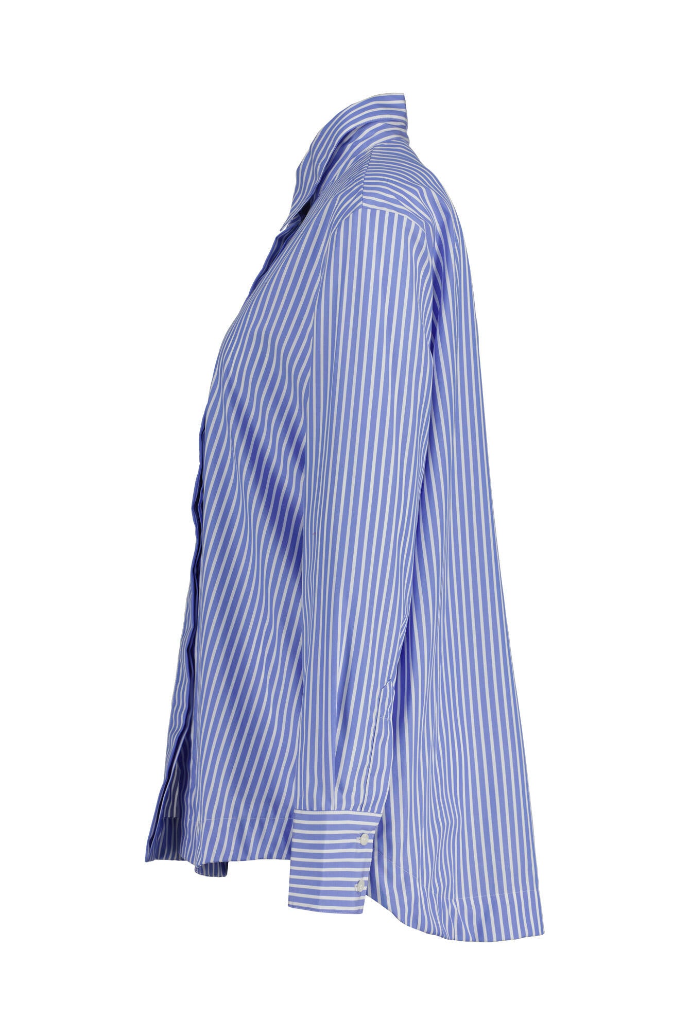 Bluse gestreift - 253001 Blue Whale - Blau