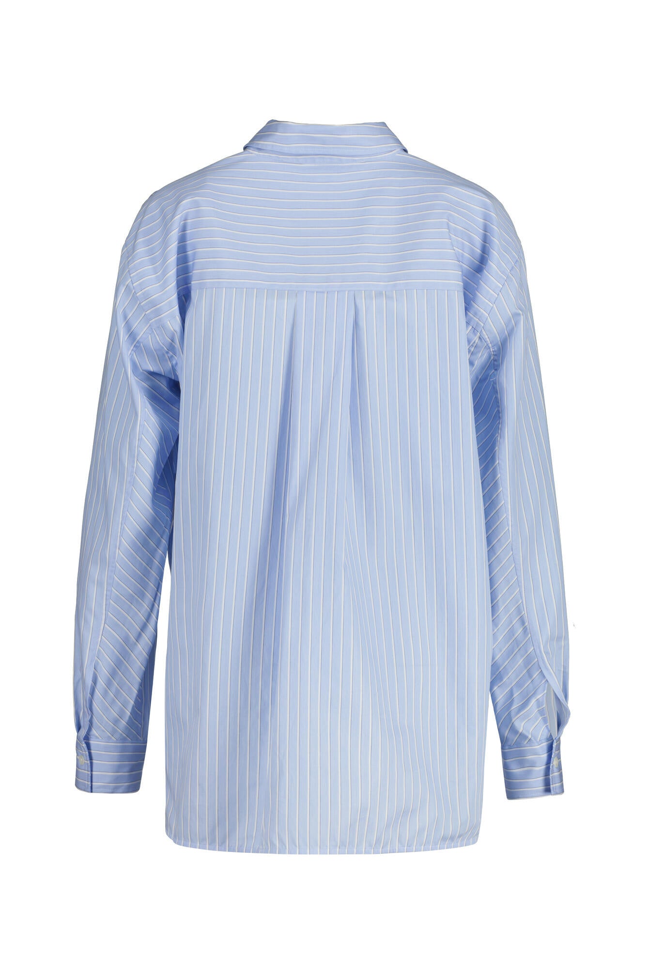 Bluse gestreift aus Baumwolle - 253002 Marina Superwhite - Blau