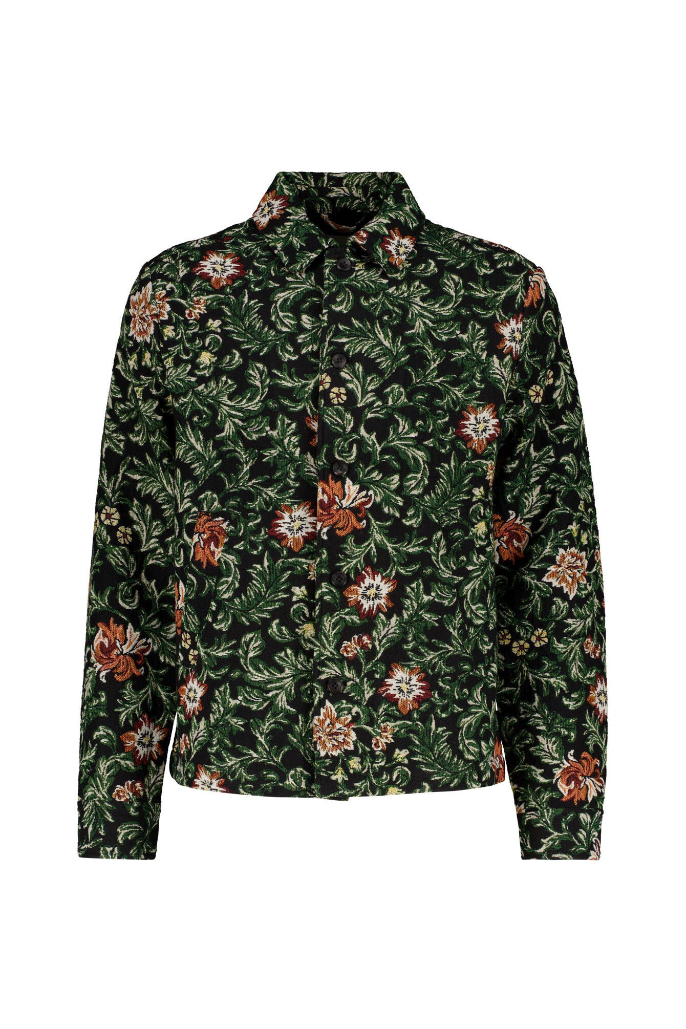 Overshirt Regular Fit - 100 Black - Grün