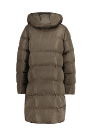 Winterjacke ZERMATT mit Kapuze - 5200 Dark Taupe - Braun
