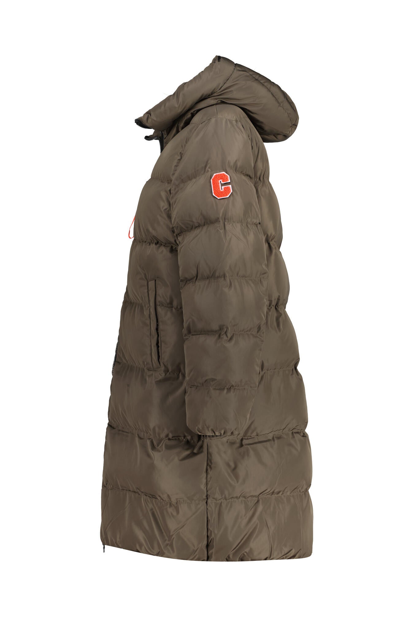 Winterjacke ZERMATT mit Kapuze - 5200 Dark Taupe - Braun