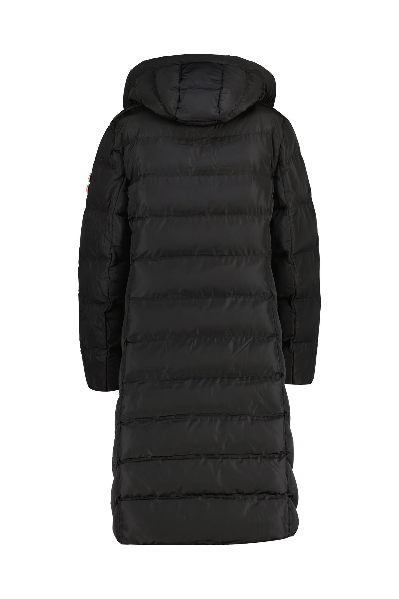 Wintermantel ZUERS mit Kapuze - 2000 Black - Schwarz