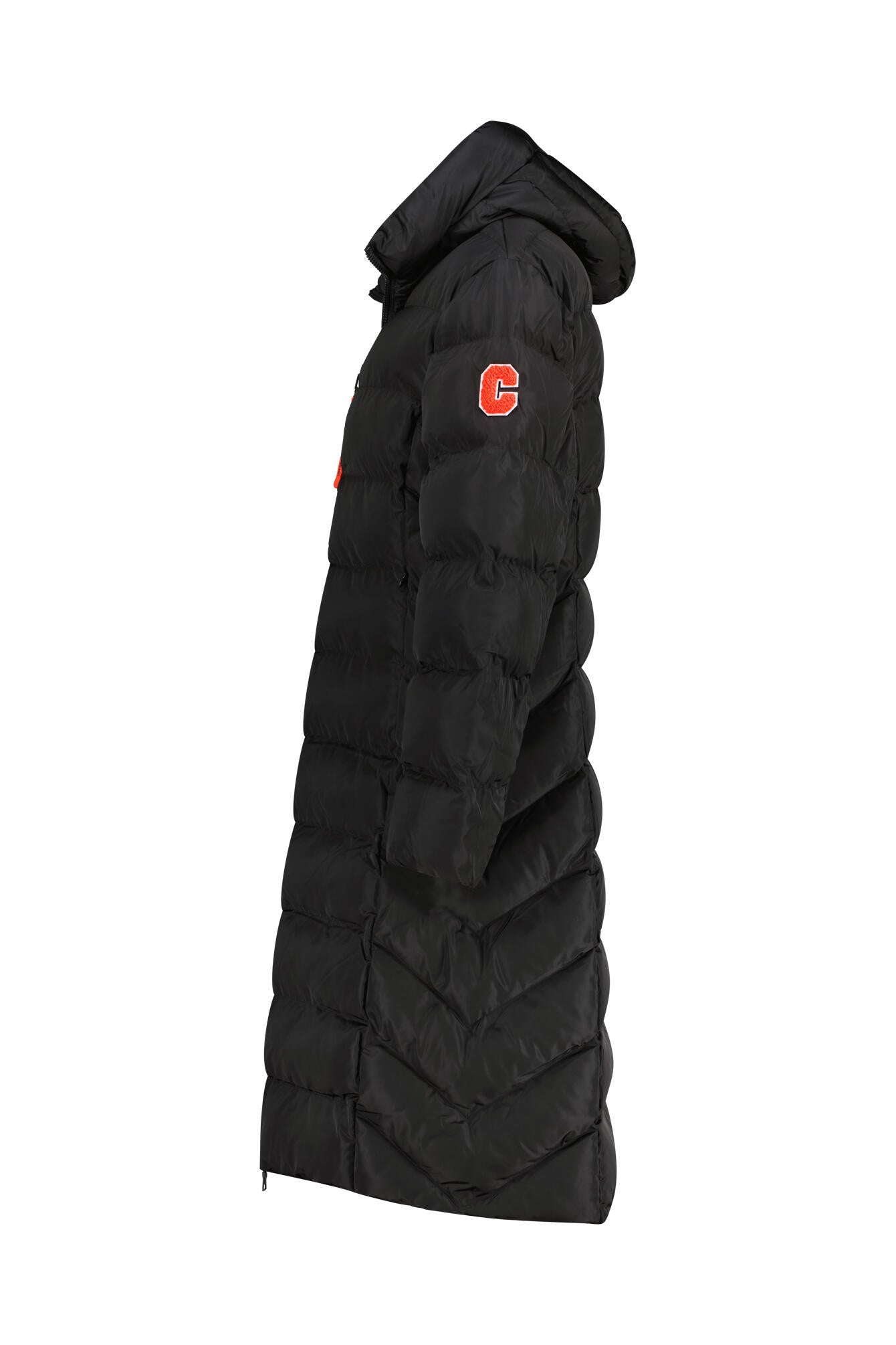 Wintermantel ZUERS mit Kapuze - 2000 Black - Schwarz