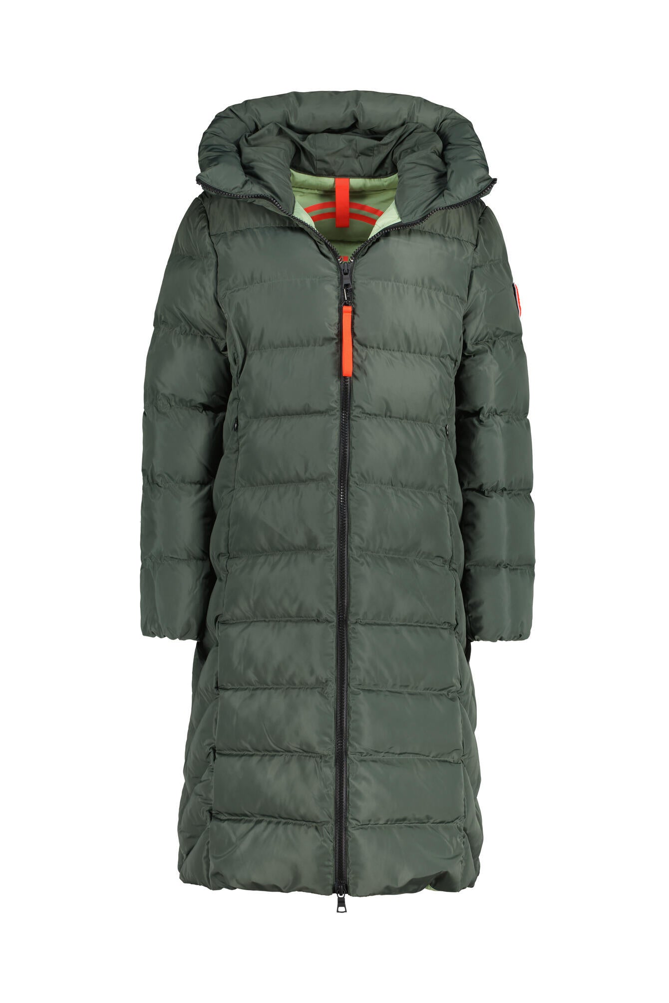 Wintermantel ZUERS mit Kapuze - 7500 Dark Khaki - Khaki