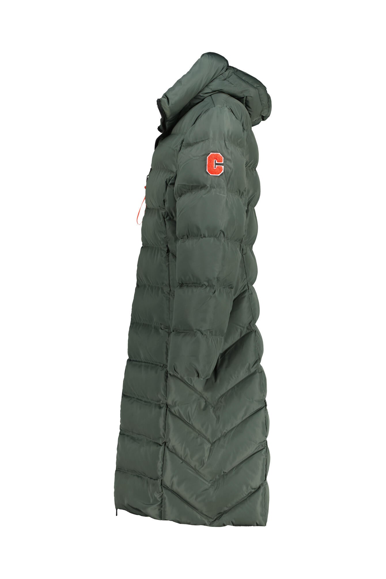 Wintermantel ZUERS mit Kapuze - 7500 Dark Khaki - Khaki