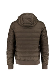 Daunenjacke CONTROL mit Kapuze - Major Brown - Braun