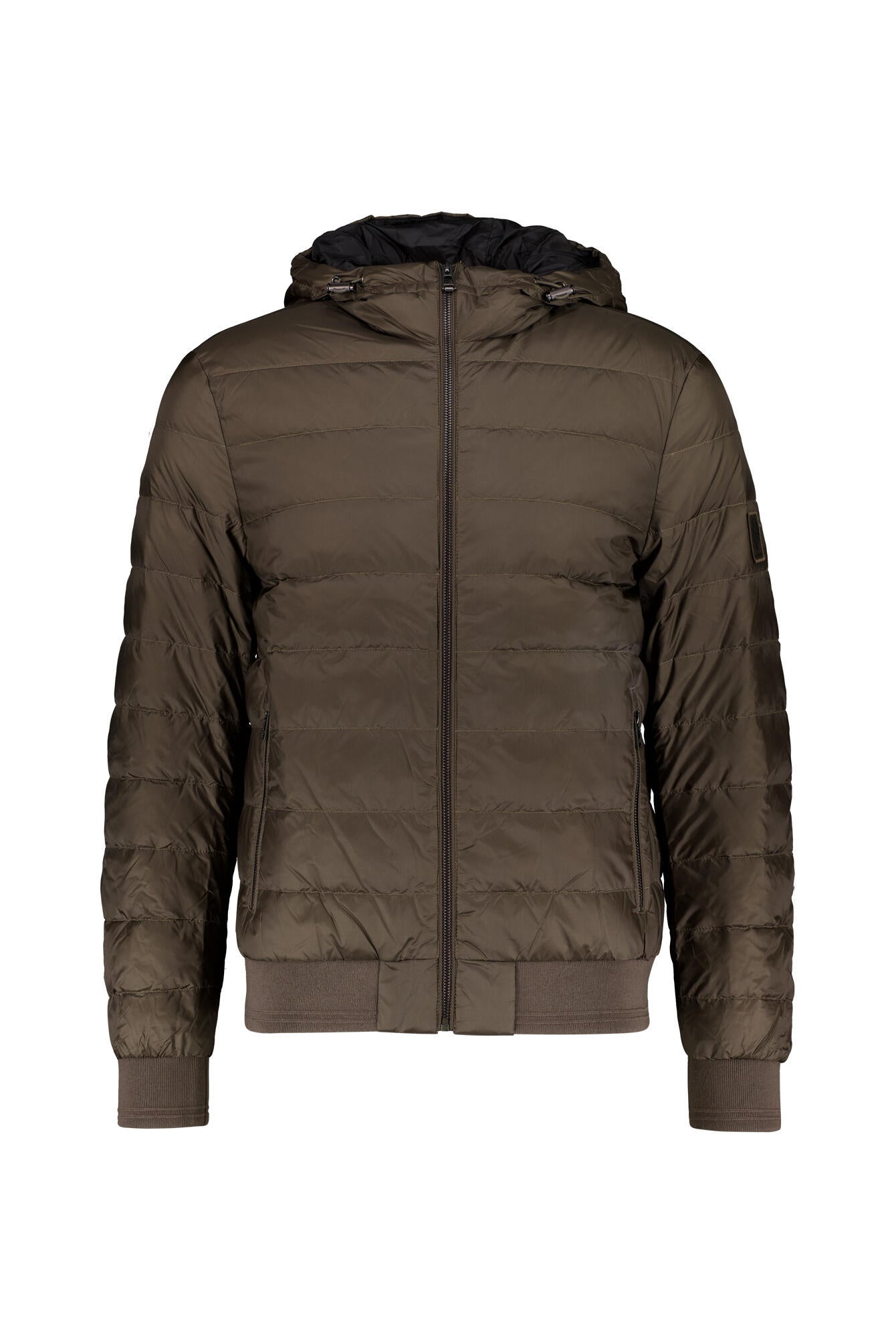 Daunenjacke CONTROL mit Kapuze - Major Brown - Braun