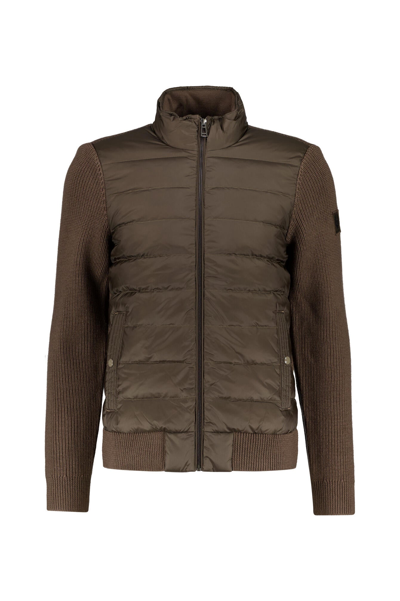 Hybridjacke CIRCUITEER mit Stehkragen - Major Brown - Braun