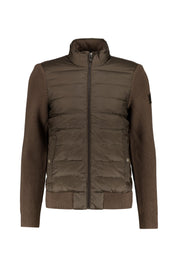 Hybridjacke CIRCUITEER mit Stehkragen - Major Brown - Braun