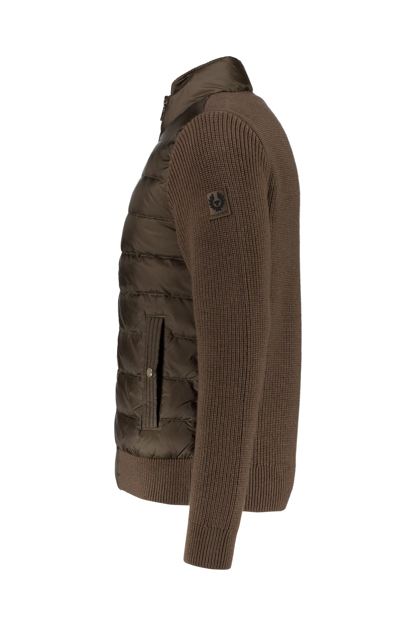 Hybridjacke CIRCUITEER mit Stehkragen - Major Brown - Braun