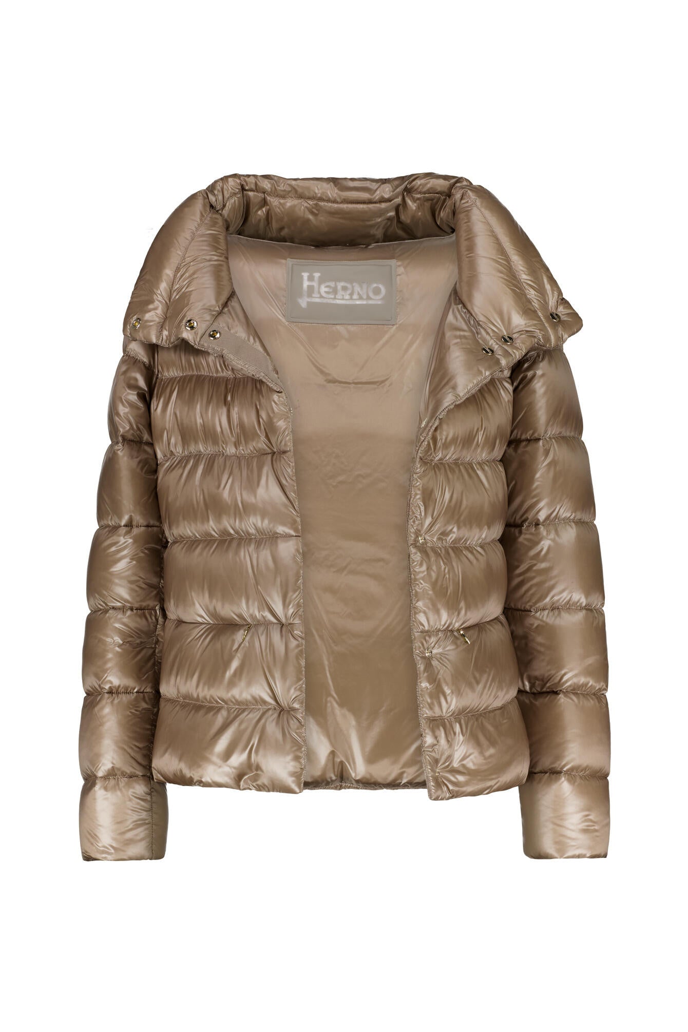 Daunenjacke mit Stehkragen - 2600 Totora - Braun
