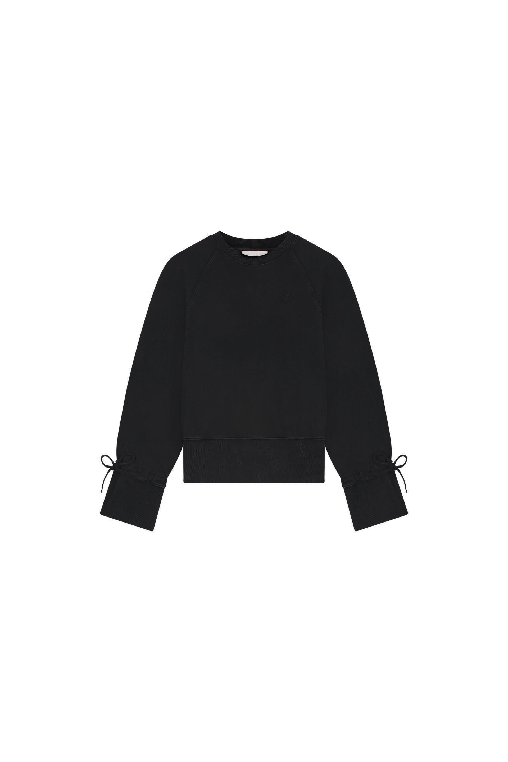 Sweatshirt aus Bio-Baumwolle - 9515 Dark Anthra - Schwarz