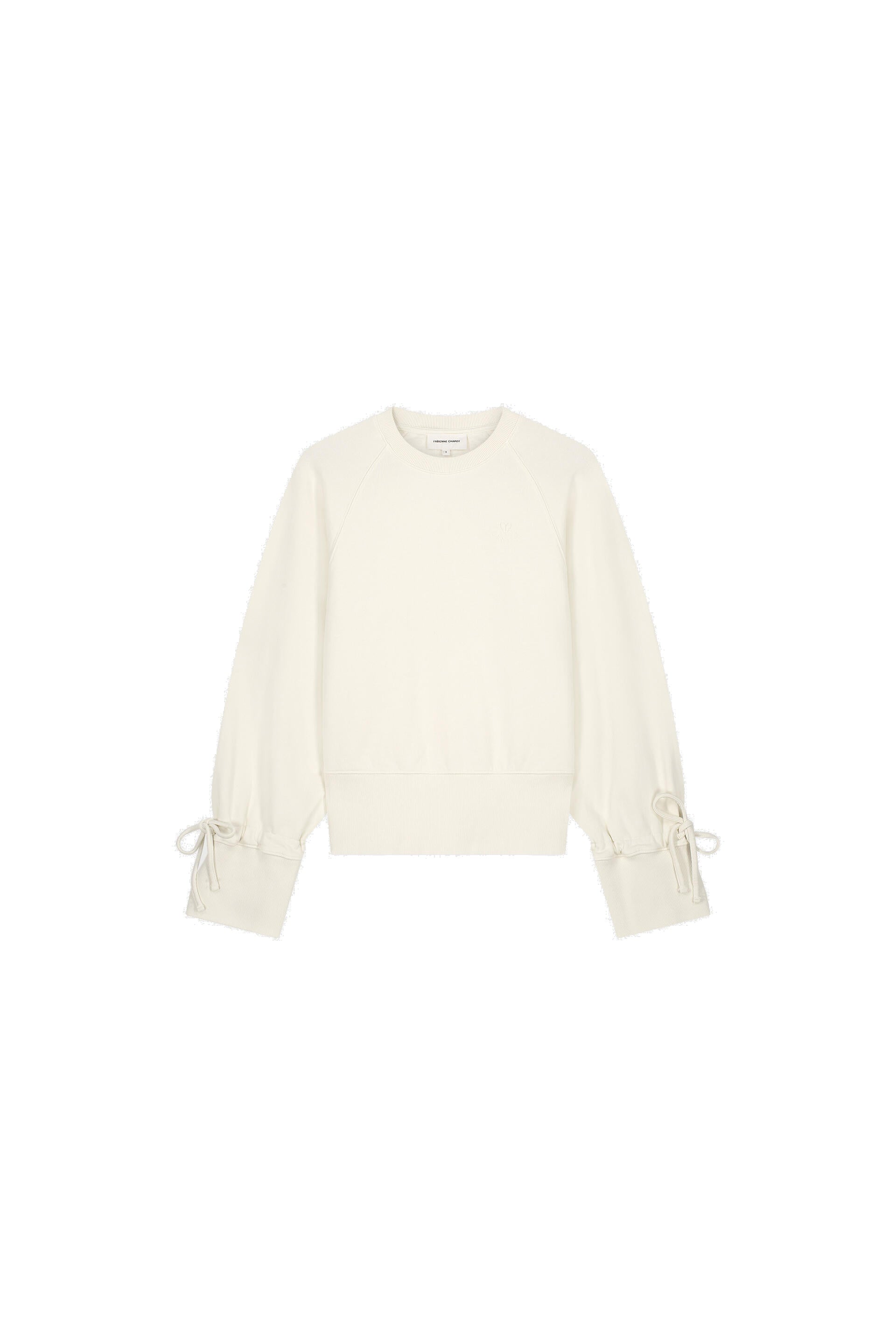 Sweatshirt aus Bio-Baumwolle - 1009 Cosy White - Creme