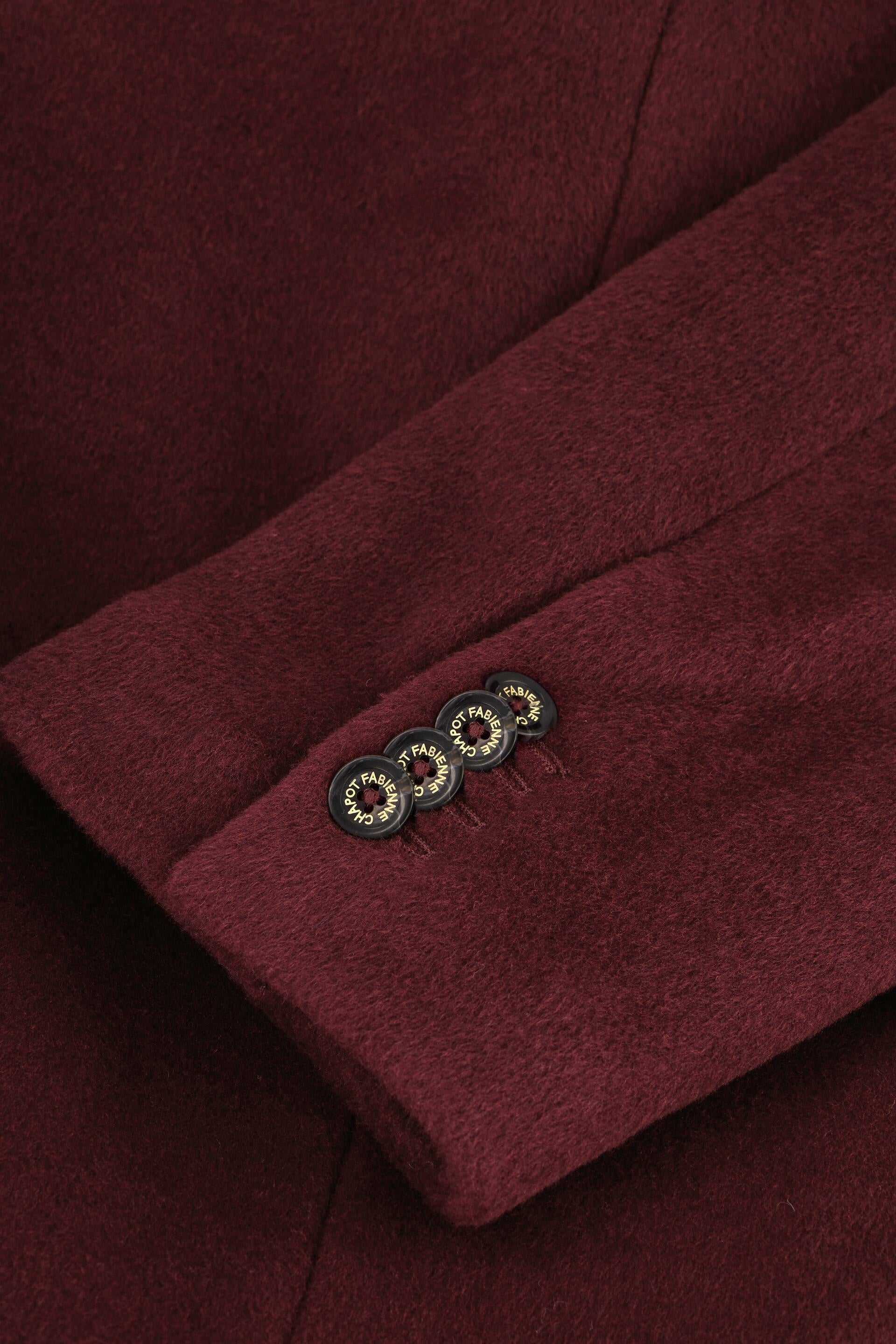 Wollmantel SOPHIA COAT - 6602 Deep Burgundy - Rot