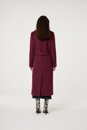 Wollmantel SOPHIA COAT - 6602 Deep Burgundy - Rot