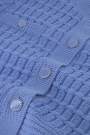 Strickjacke CHIN aus Baumwollmix - 3349 French Blue - Blau