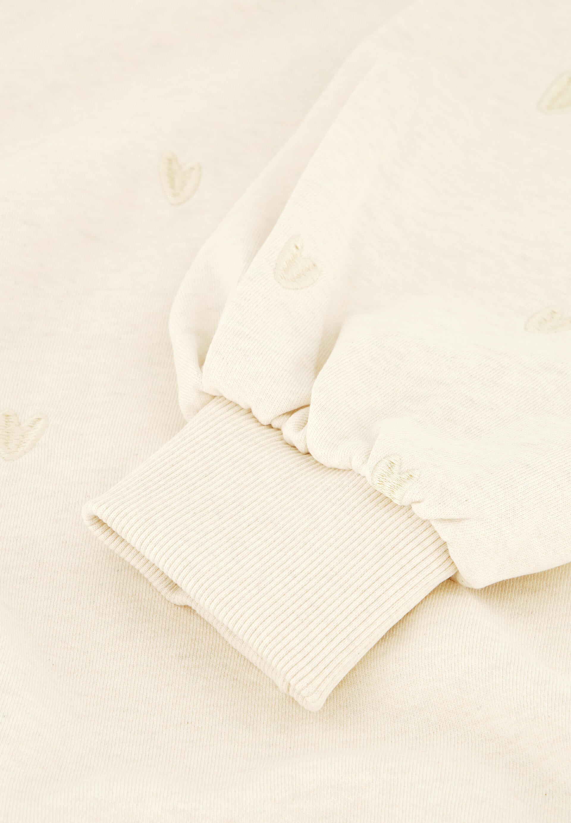 Sweatshirt DINA aus Bio-Baumwolle - 1507 Oatmeal - Creme