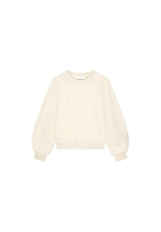 Sweatshirt DINA aus Bio-Baumwolle - 1507 Oatmeal - Creme