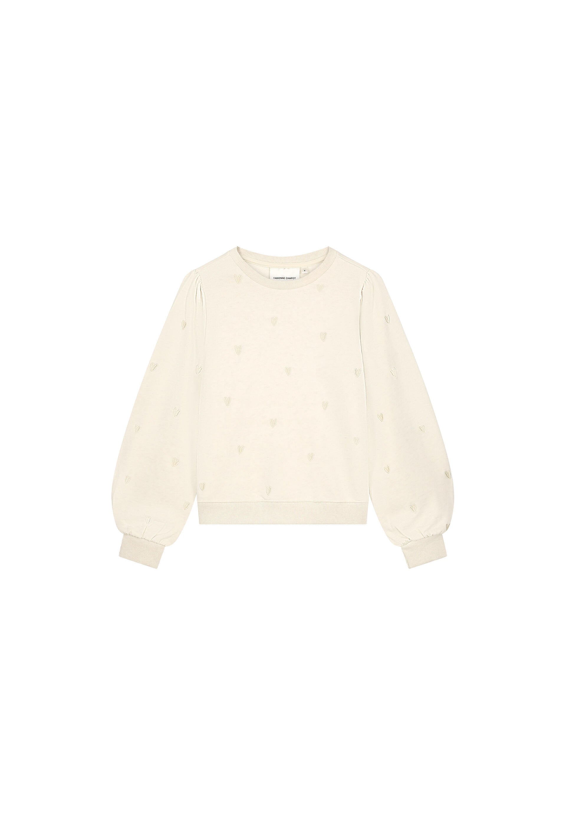 Sweatshirt DINA aus Bio-Baumwolle - 1507 Oatmeal - Creme