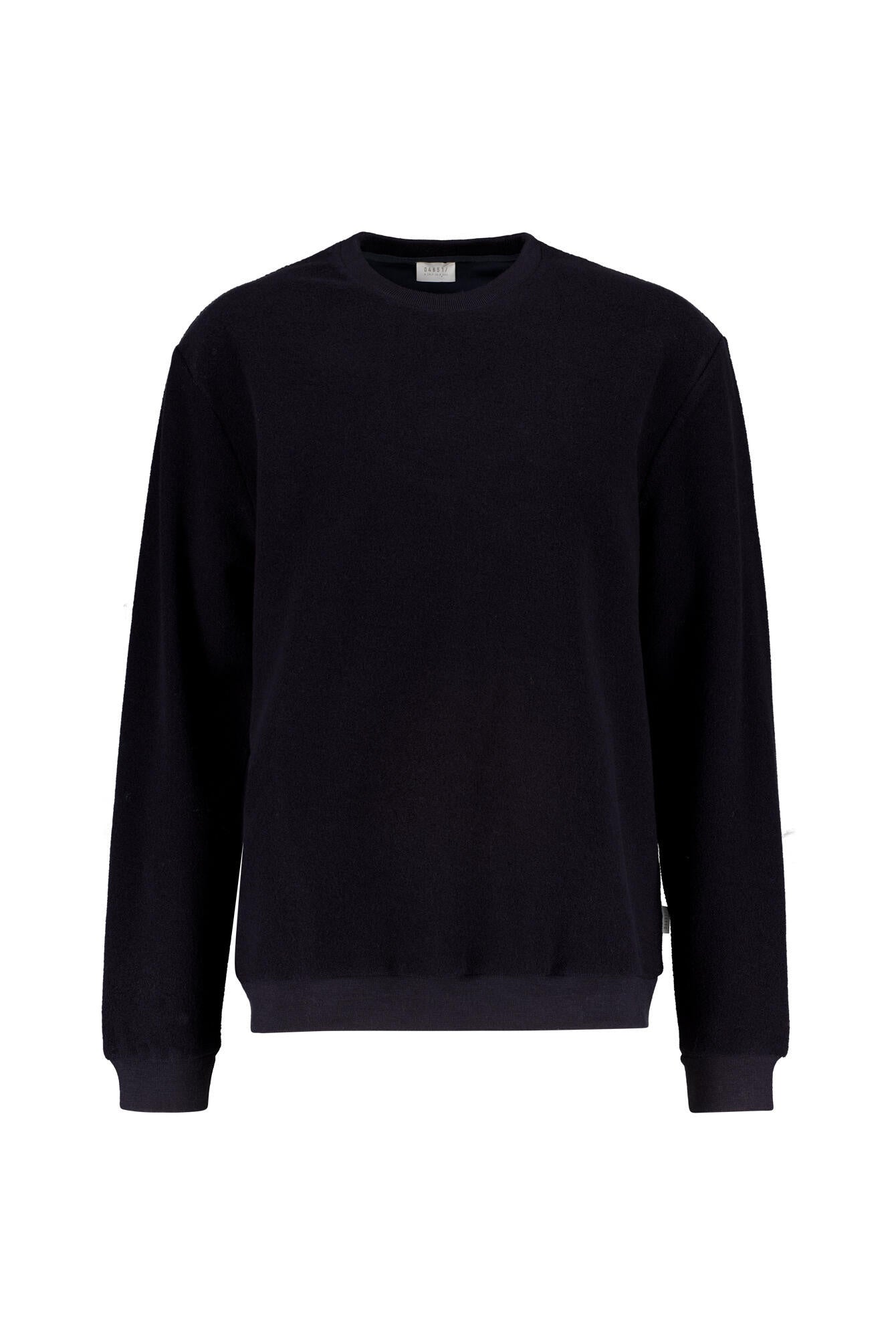 Strickpullover aus Wollmix - Navy - Blau