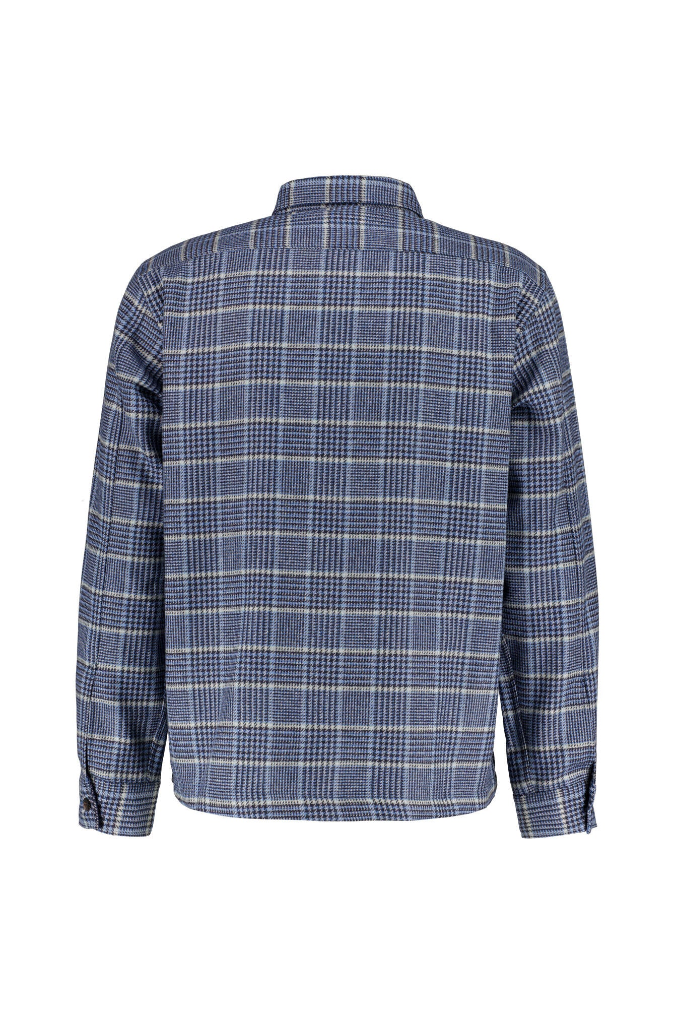 Overshirt aus Wollmix - Dusty Blue - Blau