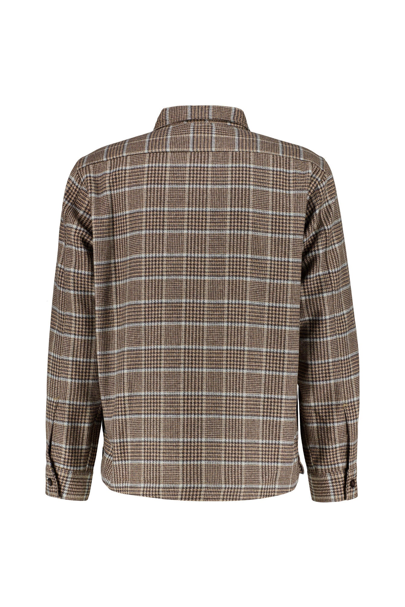 Overshirt aus Wollmix - Taupe - Braun