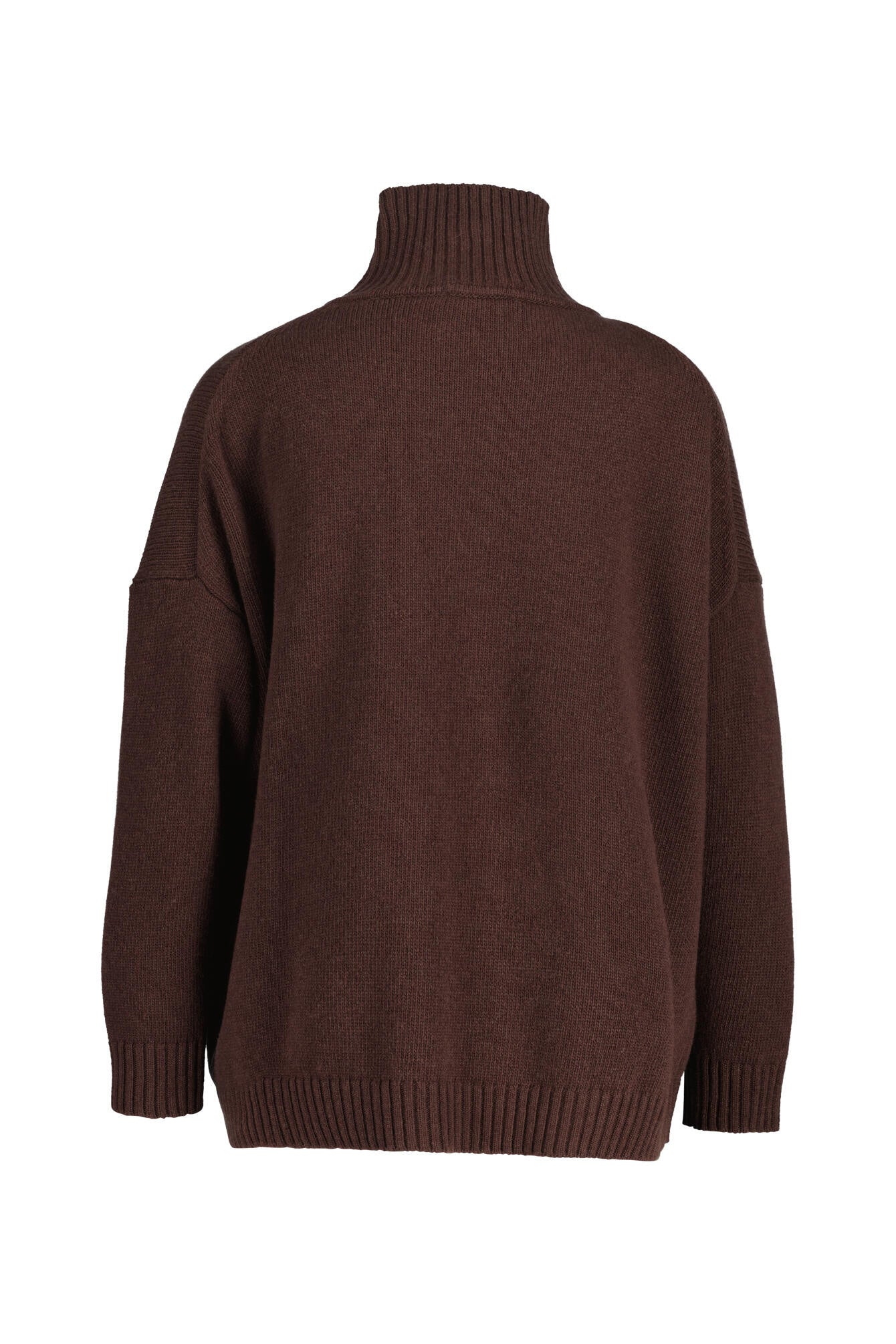 Strickpullover BORGIA aus Schurwolle - 007 - Braun