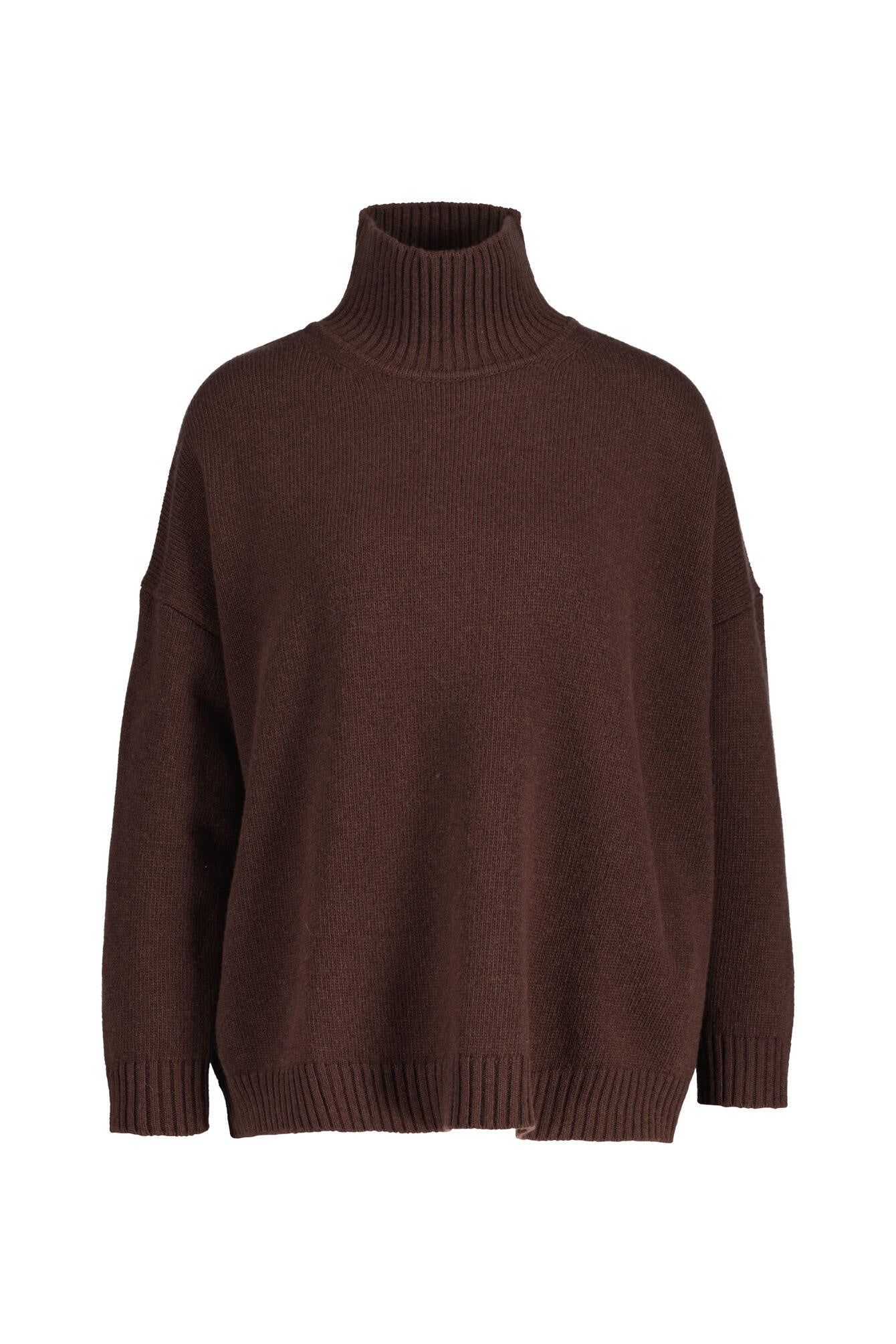 Strickpullover BORGIA aus Schurwolle - 007 - Braun