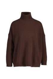 Strickpullover BORGIA aus Schurwolle - 007 - Braun