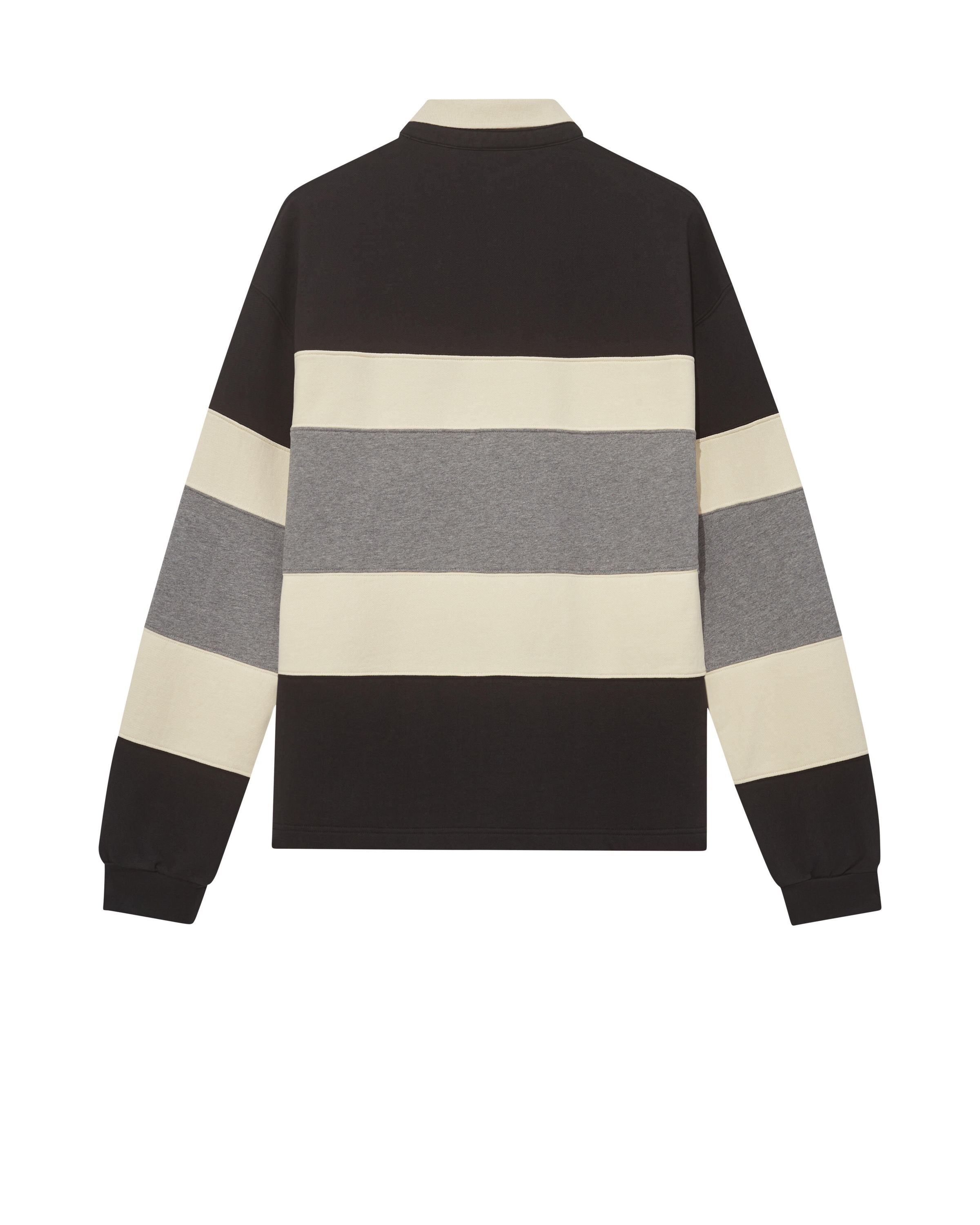 Sweatshirt GRAHAM mit Polokragen - 801 Black - Schwarz