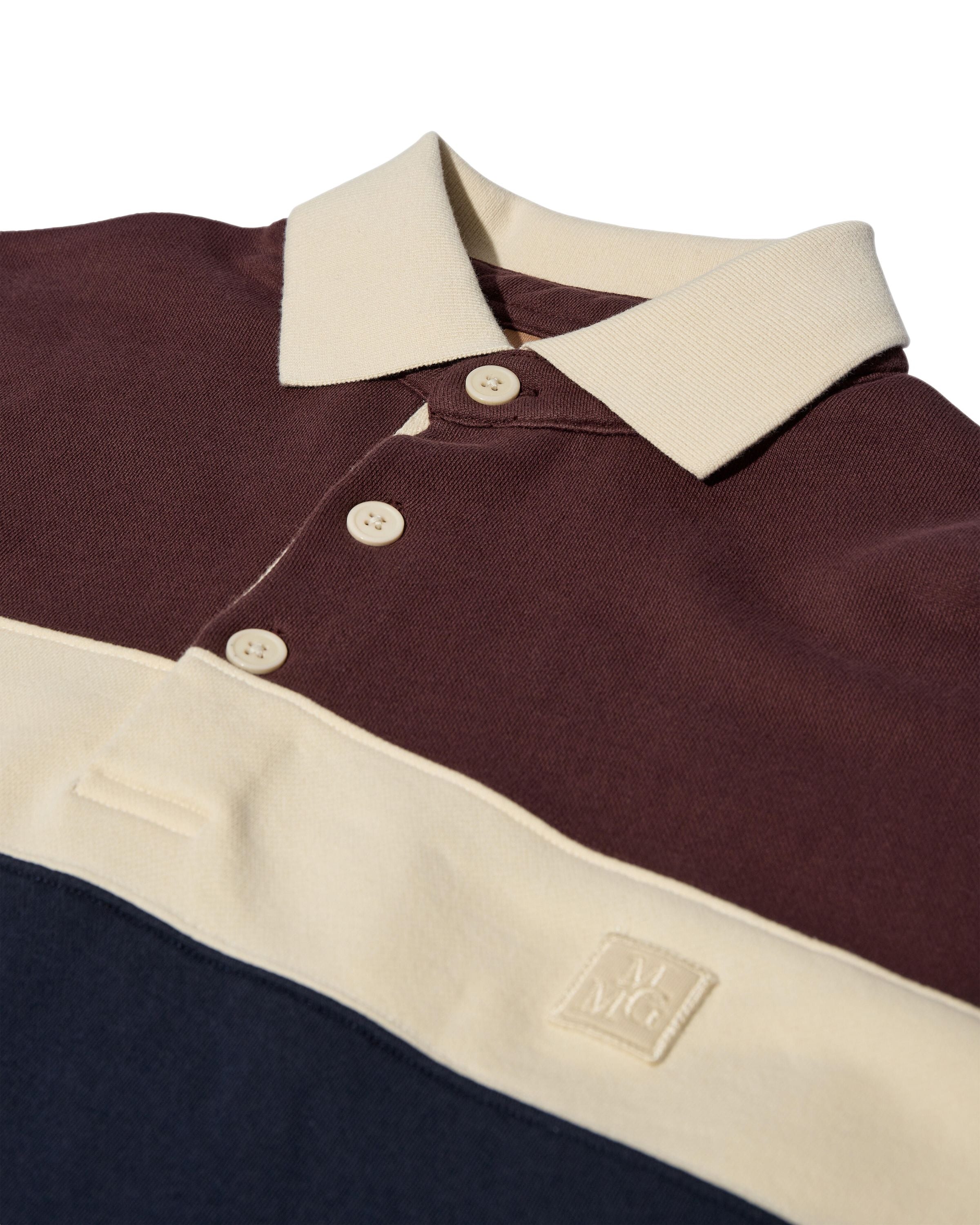 Sweatshirt GRAHAM mit Polokragen - 948 Total Eclipse - Rot