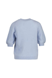 Strick-T-Shirt aus Kaschmirmix - 829 Marina - Blau