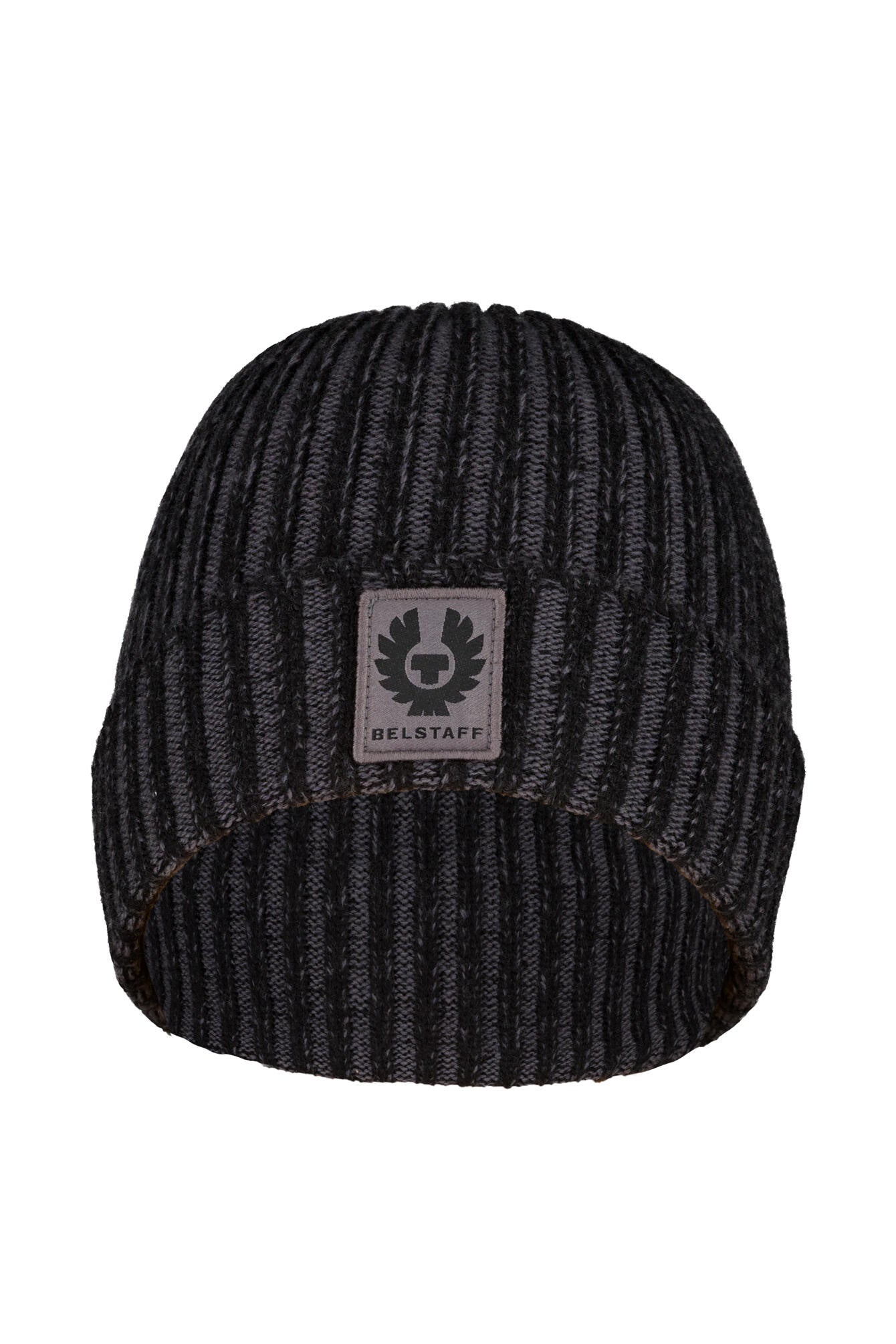Strickmütze aus Wolle - Black/Grey - Schwarz