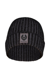 Strickmütze aus Wolle - Black/Grey - Schwarz