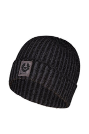 Strickmütze aus Wolle - Black/Grey - Schwarz