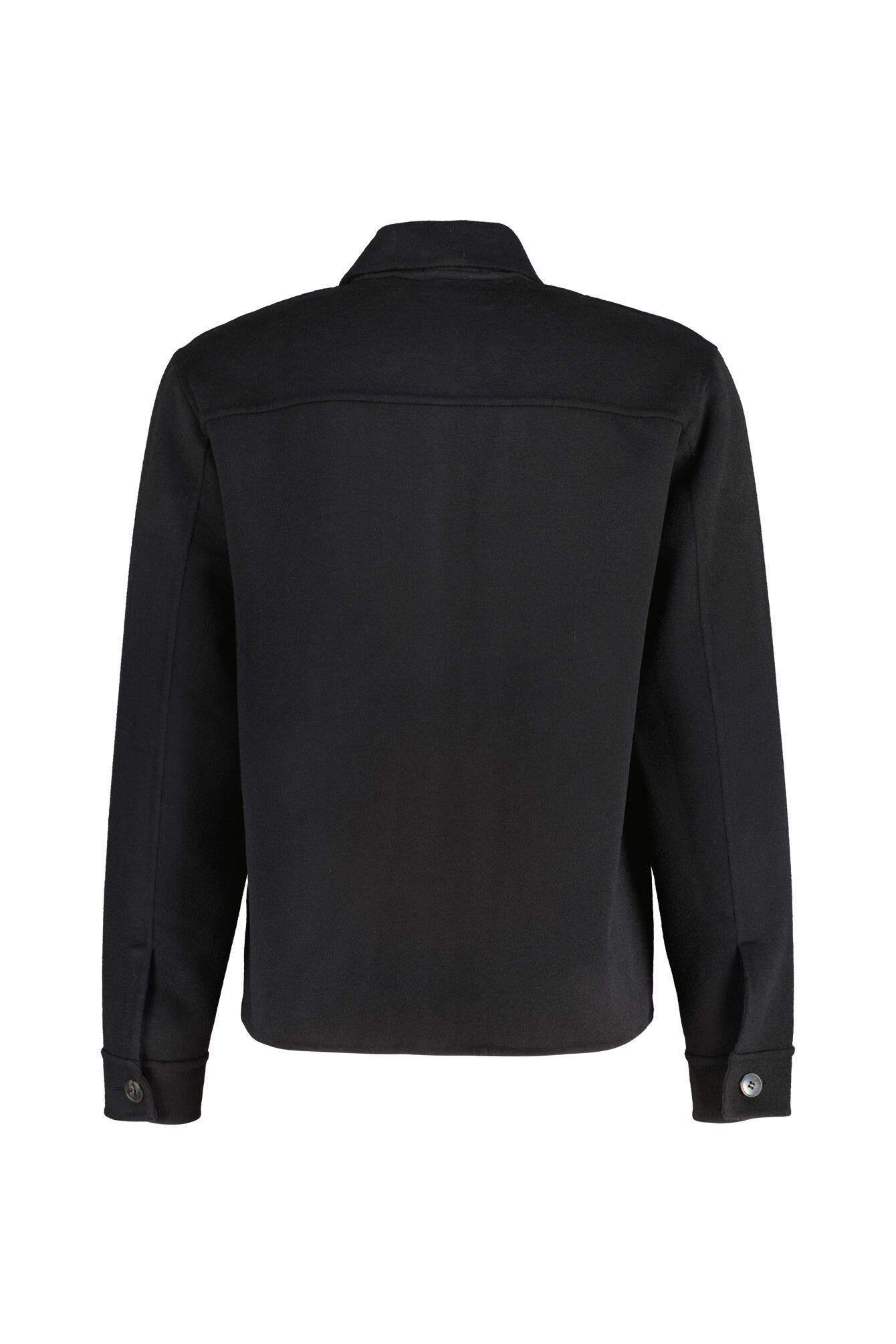 Strickjacke ALBAN aus Wollmix - Black - Schwarz