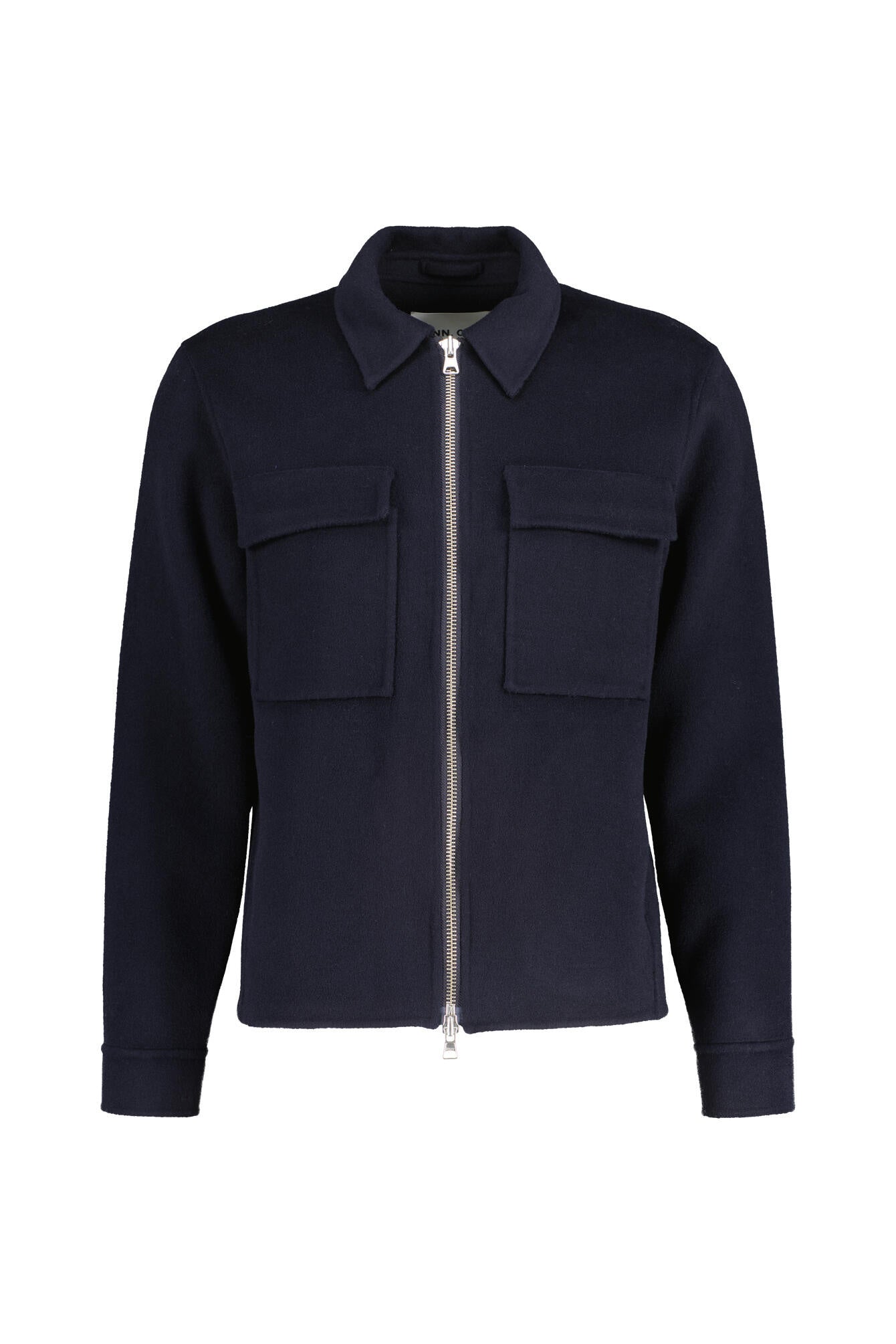 Strickjacke ALBAN aus Wollmix - Navy Blue - Blau