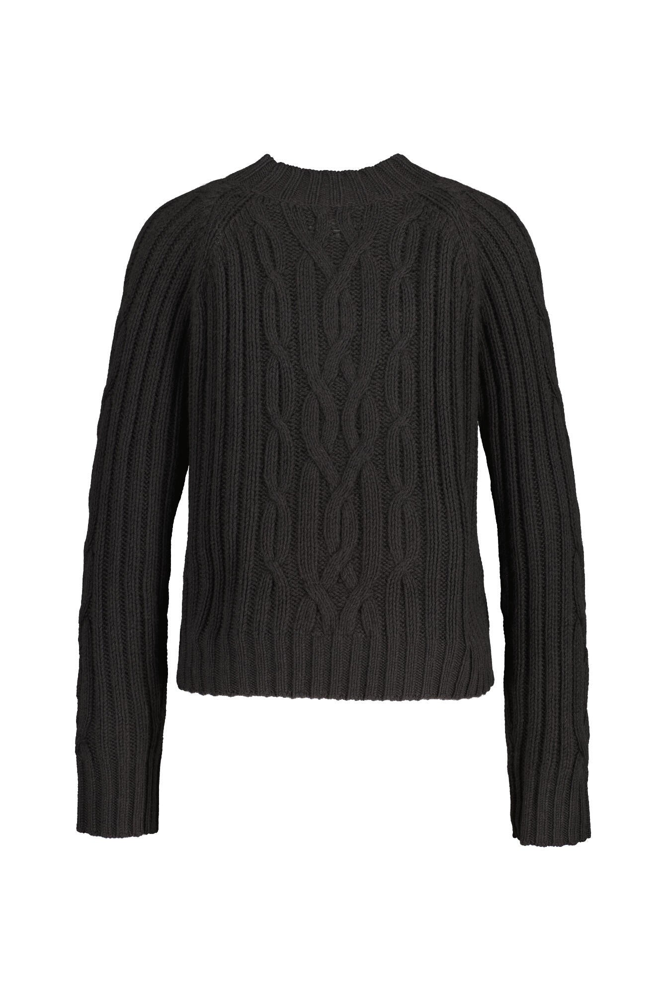 Strickpullover - 2900 Coal - Schwarz