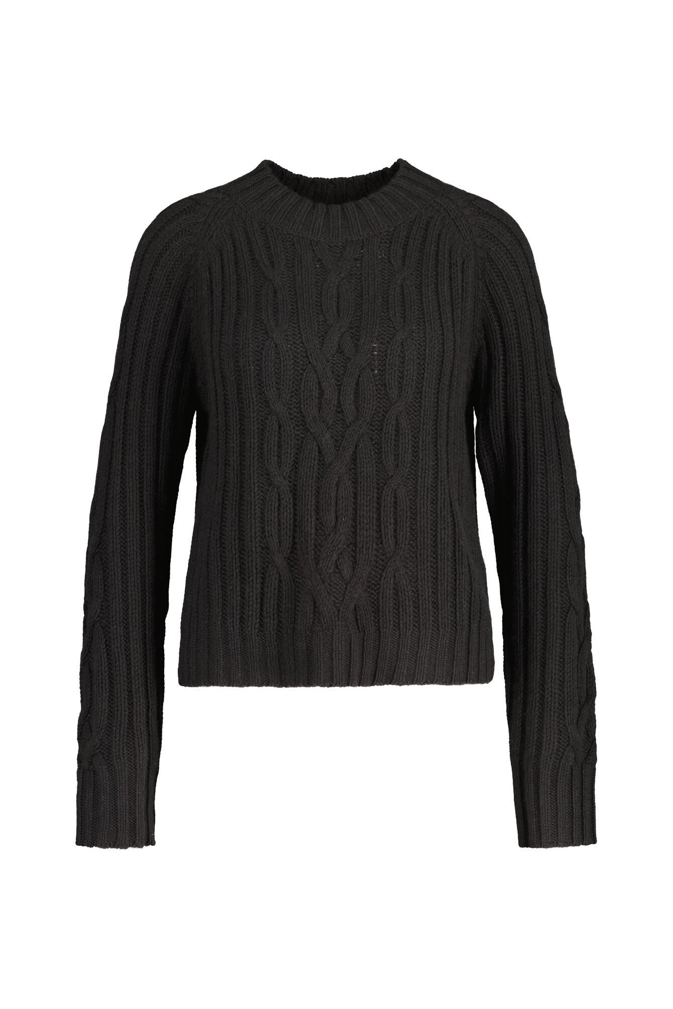 Strickpullover - 2900 Coal - Schwarz