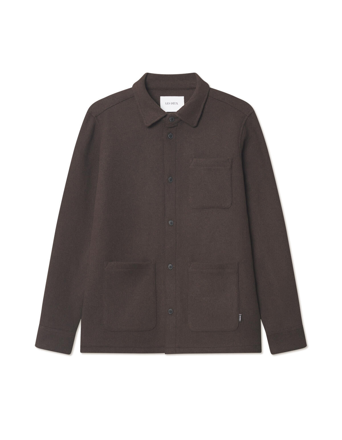 Overshirt JASON aus Wollmix - 844 Delicioso - Braun