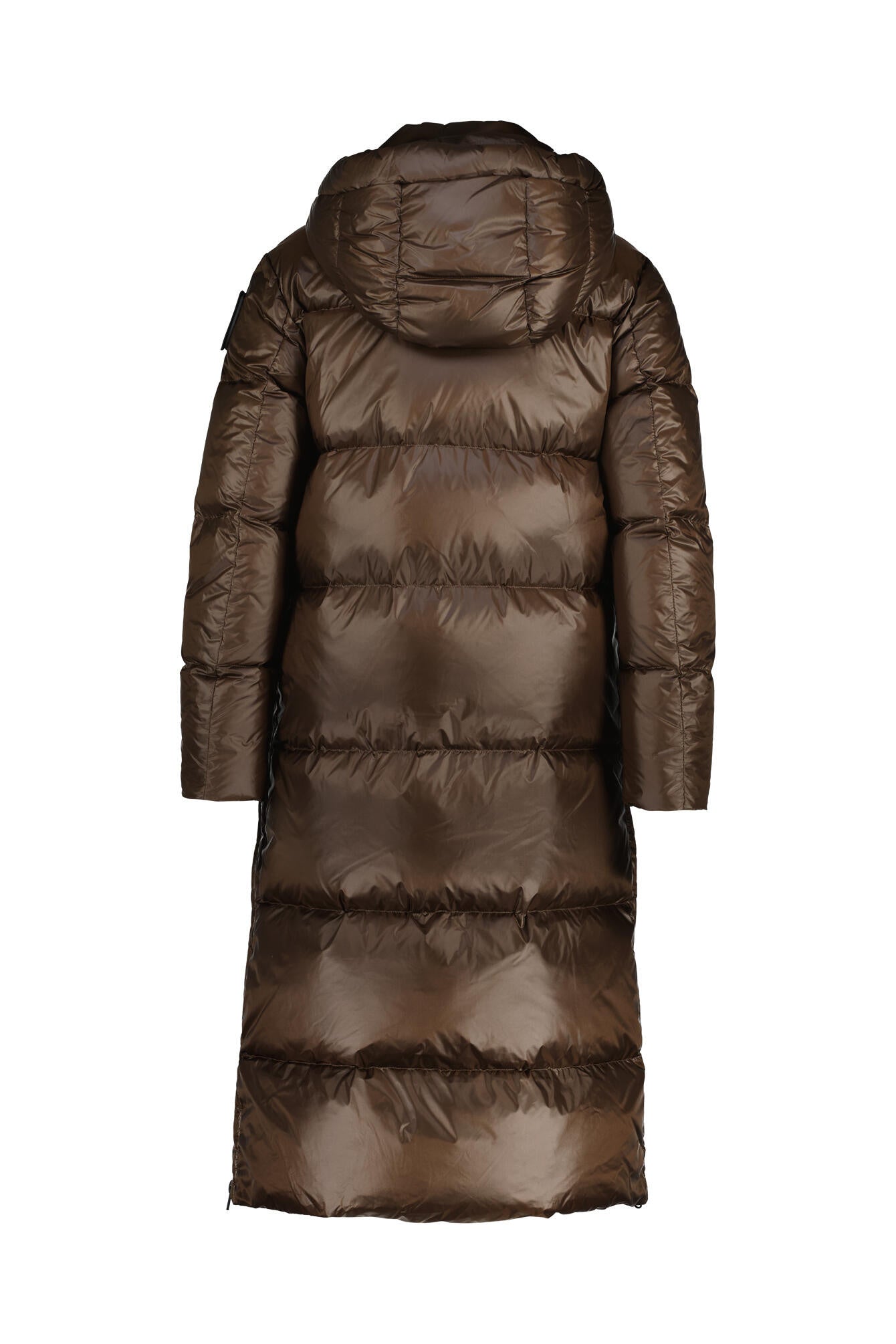 Daunenmantel CELIA mit Kapuze - 365 Castagna - Braun